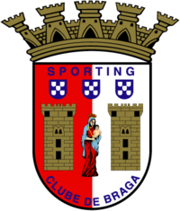 Club logo Sporting Braga the one who participates in the event