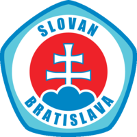 Club logo Slovan Bratislava the one who participates in the event