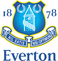 Club logo Everton the one who participates in the event